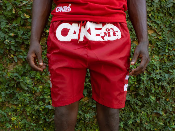 Cake On Me Shorts Red