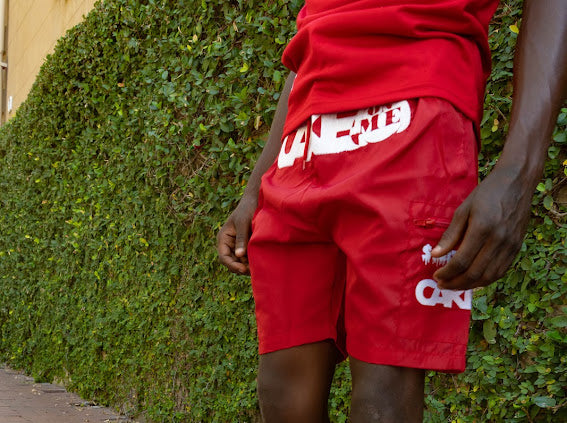 Cake On Me Shorts Red